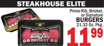Bravo Supermarkets STEAKHOUSE ELITE BURGERS offer