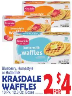 Bravo Supermarkets KRASDALE WAFFLES offer