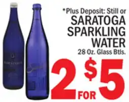 C Town SARATOGA SPARKLING WATER offer