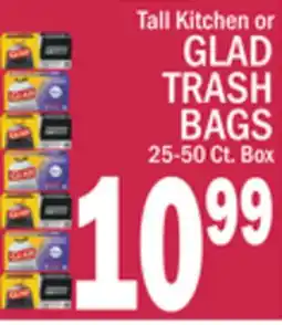 C Town GLAD TRASH BAGS offer