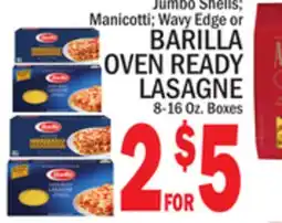 C Town BARILLA OVEN READY LASAGNE offer