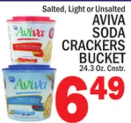 C Town AVIVA SODA CRACKERS BUCKET offer