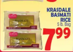 Bravo Supermarkets KRASDALE BASMATI RICE offer