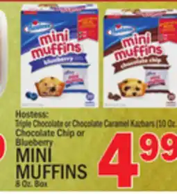 C Town HOSTESS MINI MUFFINS 8 Oz. Box offer