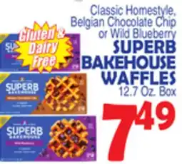 Bravo Supermarkets SUPERB BAKEHOUSE WAFFLES offer