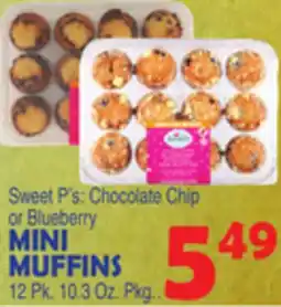 Bravo Supermarkets MINI MUFFINS 12 Pk. 10.3 Oz. Pkg. .54 offer