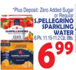 Bravo Supermarkets S. PELLEGRINO SPARKLING WATER offer