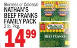 C Town NATHAN'S BEEF FRANKS offer