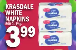 C Town KRASDALE WHITE NAPKINS offer