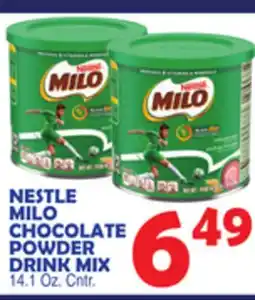 Bravo Supermarkets NESTLE MILO CHOCOLATE POWDER DRINK MIX offer