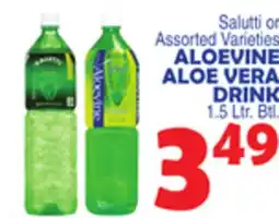 Bravo Supermarkets ALOEVINE ALOE VERA DRINK offer