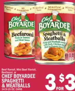 C Town CHEF BOYARDEE SPAGHETTI & MEATBALLS offer