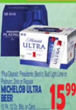 Bravo Supermarkets MICHELOB ULTRA BEER offer