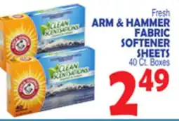 Bravo Supermarkets ARM & HAMMER FABRIC SOFTENER SHEETS offer