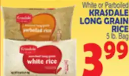 Bravo Supermarkets KRASDALE LONG GRAIN RICE offer
