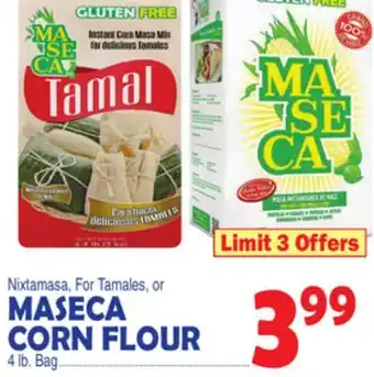 Bravo Supermarkets MASECA CORN FLOUR offer