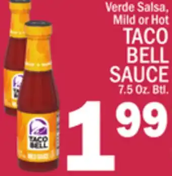 C Town TACO BELL SAUCE offer