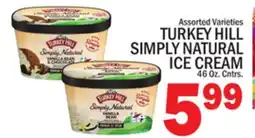 C Town TURKEY HILL SIMPLY NATURAL ICE CREAM offer
