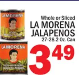 C Town LA MORENA JALAPENOS offer
