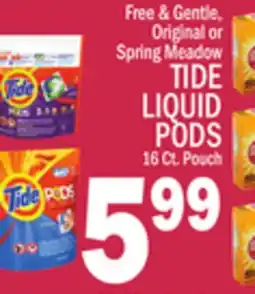 C Town TIDE LIQUID PODS offer