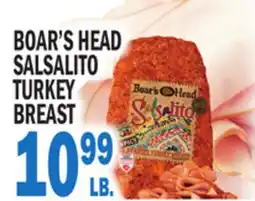 C Town BOAR'S HEAD SALSALITO TURKEY BREAST offer