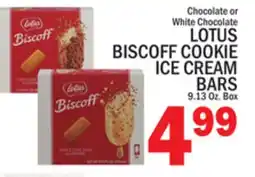 C Town LOTUS BISCOFF COOKIE ICE CREAM BARS offer