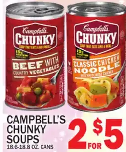C Town CAMPBELL'S CHUNKY SOUPS offer