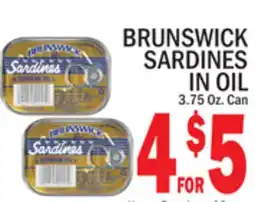 C Town BRUNSWICK SARDINES IN OIL offer