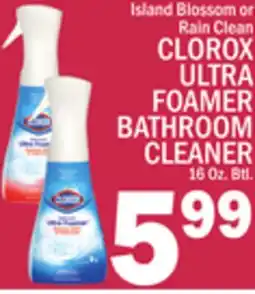 C Town CLOROX ULTRA FOAMER BATHROOM CLEANER offer