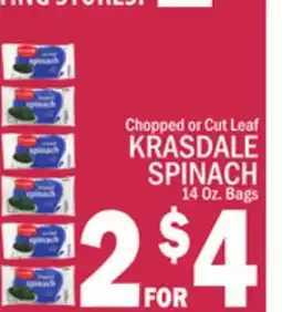 C Town KRASDALE SPINACH offer