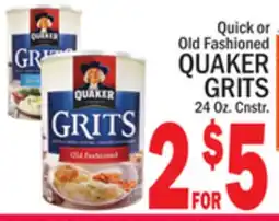 C Town QUAKER GRITS offer