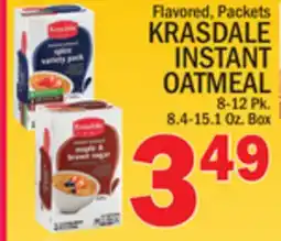 C Town KRASDALE INSTANT OATMEAL offer