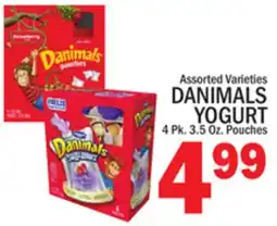 C Town DANIMALS YOGURT offer