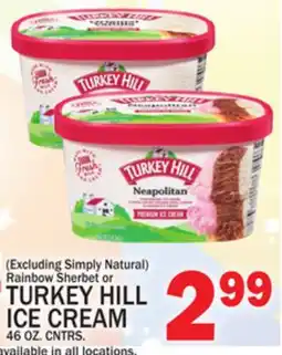 C Town TURKEY HILL ICE CREAM offer