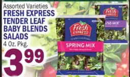 C Town FRESH EXPRESS TENDER LEAF BABY BLENDS SALADS offer