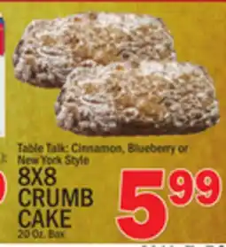 C Town 8X8 CRUMB CAKE offer