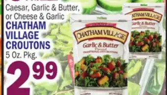 C Town CHATHAM VILLAGE CROUTONS offer