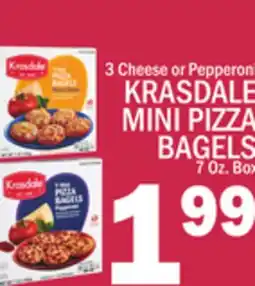C Town KRASDALE MINI PIZZA BAGELS offer