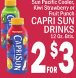 C Town CAPRI SUN DRINKS offer