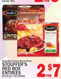C Town STOUFFER'S RED BOX ENTREES offer