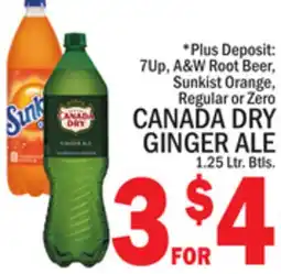 C Town CANADA DRY GINGER ALE offer