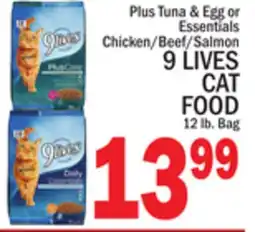C Town 9 LIVES CAT FOOD offer