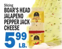 C Town BOAR'S HEAD JALAPENO PEPPER JACK CHEESE offer