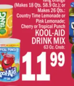 C Town KOOL-AID DRINK MIX 63 Oz. Cnstr offer