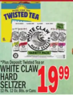 C Town WHITE CLAW HARD SELTZER offer