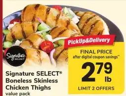 ACME Signature SELECT Boneless Skinless Chicken Thighs offer