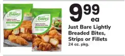 ACME Just Bare Lightly Breaded Bites, Strips or Fillets offer