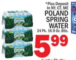 C Town POLAND SPRING WATER offer