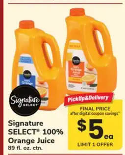 ACME Signature SELECT 100% Orange Juice offer