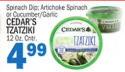 C Town CEDAR'S TZATZIKI offer